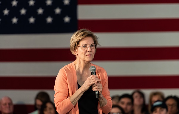 미국 내 만만치 않은 예측시장 합법화 반대 여론 - 민주당 엘리자베스 워런 상원 의원